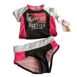 Justice Girls Sz 5/6 Rashguard
